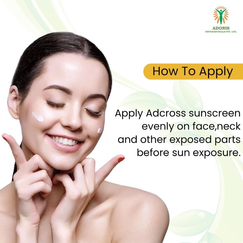 Adonis Unisex Adcross Sunscreen Lotion Spf 50 With Vitamin C&E For Uv Protection & Skin Nourishment