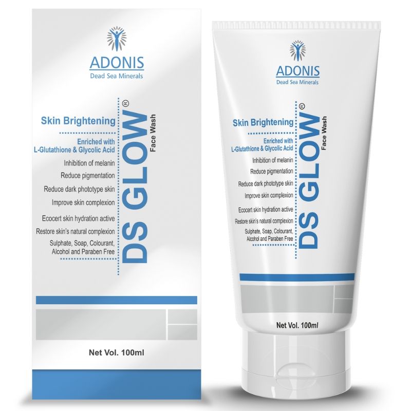 Adonis Unisex Ds Glow Face Wash Cleanser With Glutathione & Glycolic Acid For Brightening & Radiance