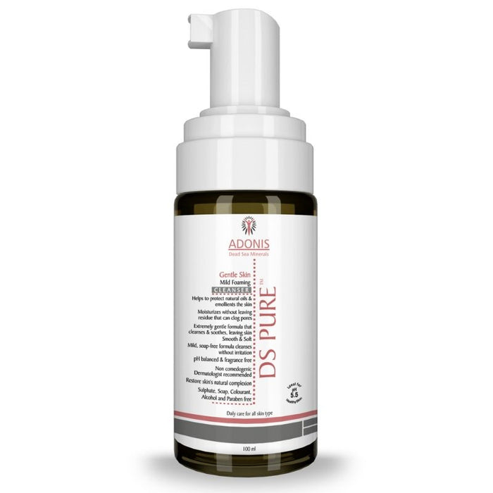 Adonis Unisex Ds Pure Mild Foaming Cleanser With Dead Sea Minerals Glycerin For Deep Clean-Hydration