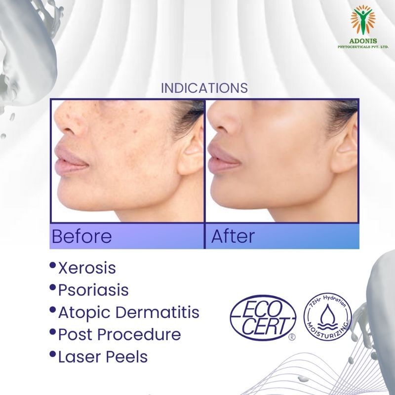 Adonis Unisex Ds Silk Hydra Lotion Moisturizer With Ceramides & Hyaluronic Acid For Soft Skin