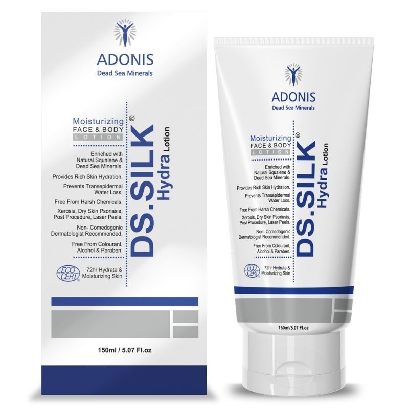 Adonis Unisex Ds Silk Hydra Lotion Moisturizer With Ceramides & Hyaluronic Acid For Soft Skin