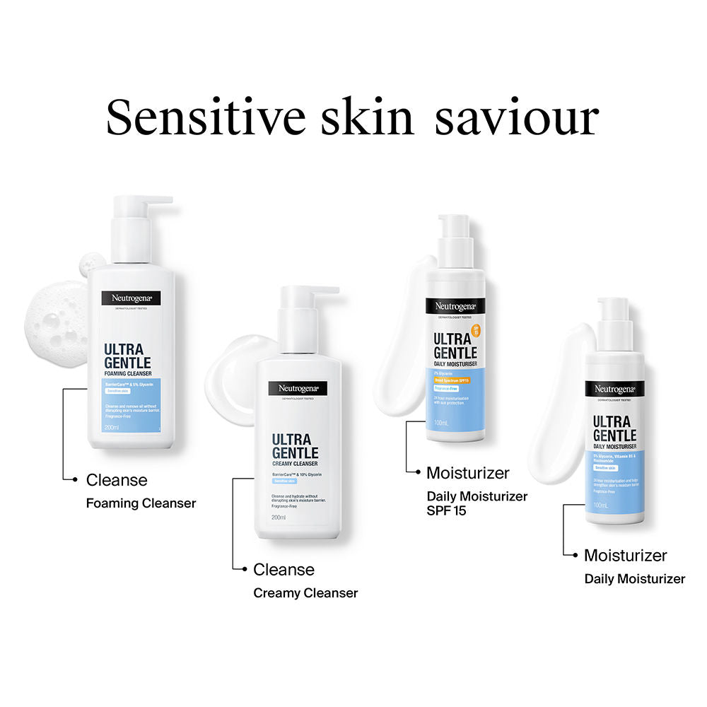 Neutrogena Ultra Gentle Daily Face Moisturizer With SPF 15