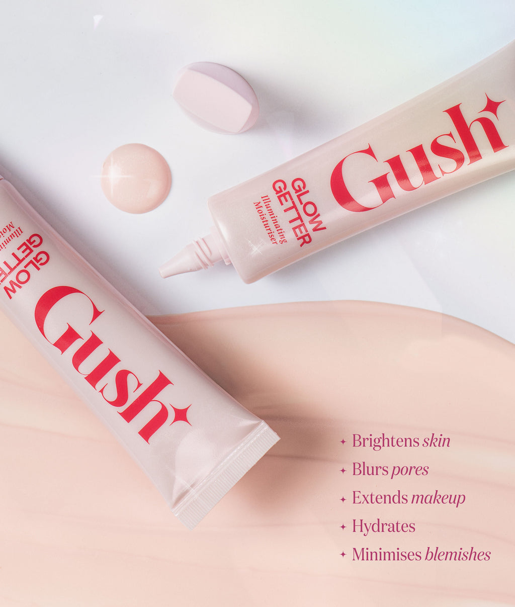 Gush Beauty 3 In 1 Illuminating Moisturizer + Primer + Strobe Cream