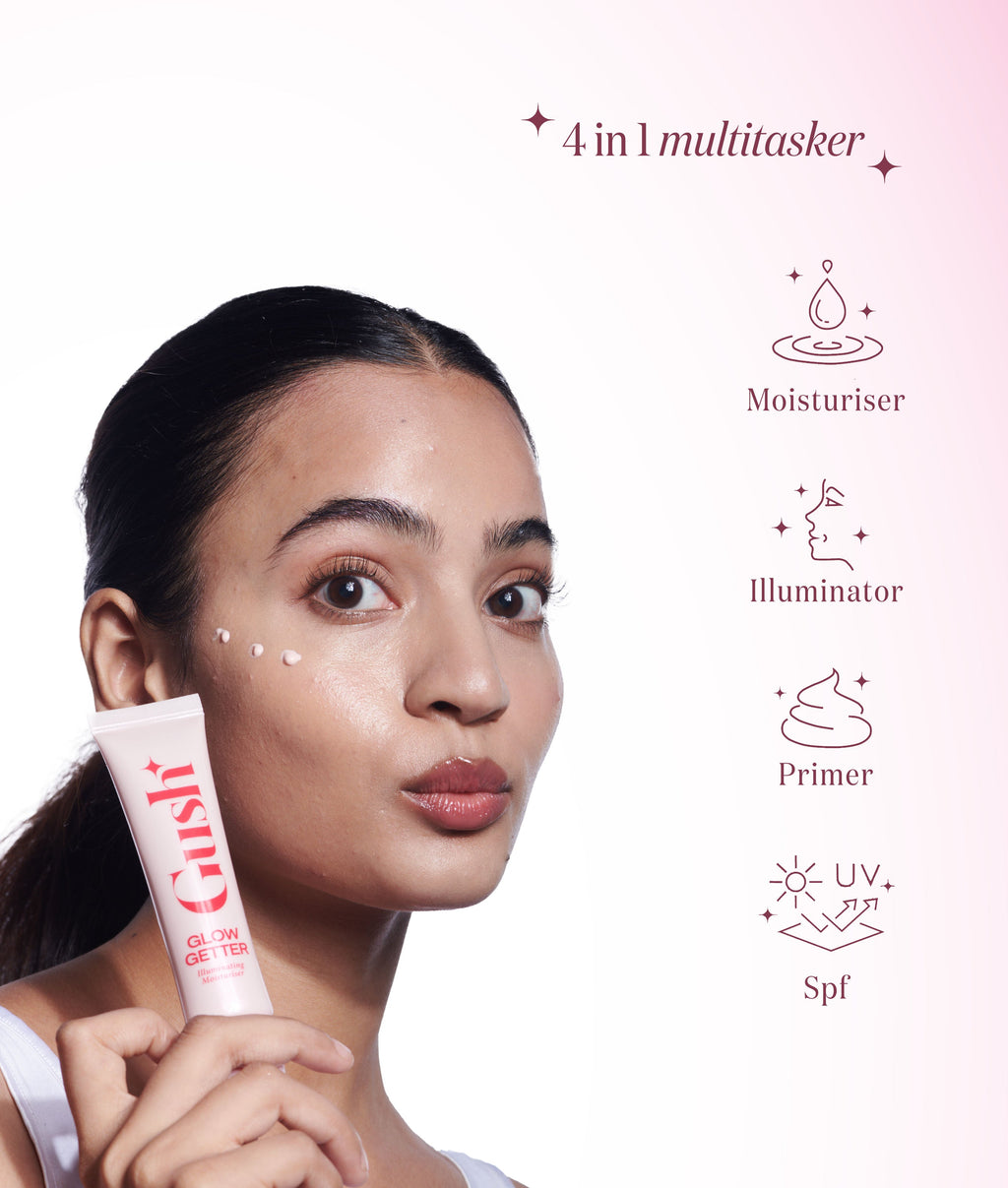 Gush Beauty 3 In 1 Illuminating Moisturizer + Primer + Strobe Cream