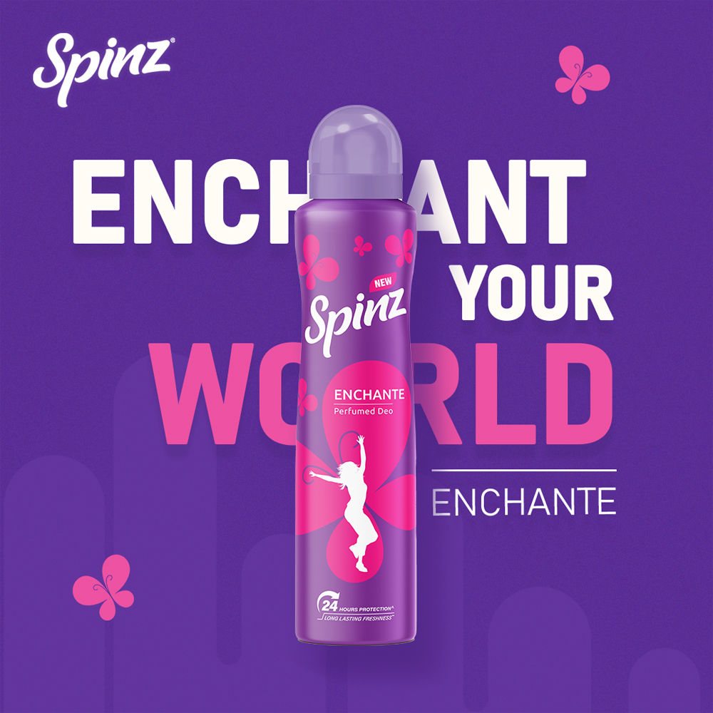 Spinz Enchante Perfumed Deo 24 Hours Protection