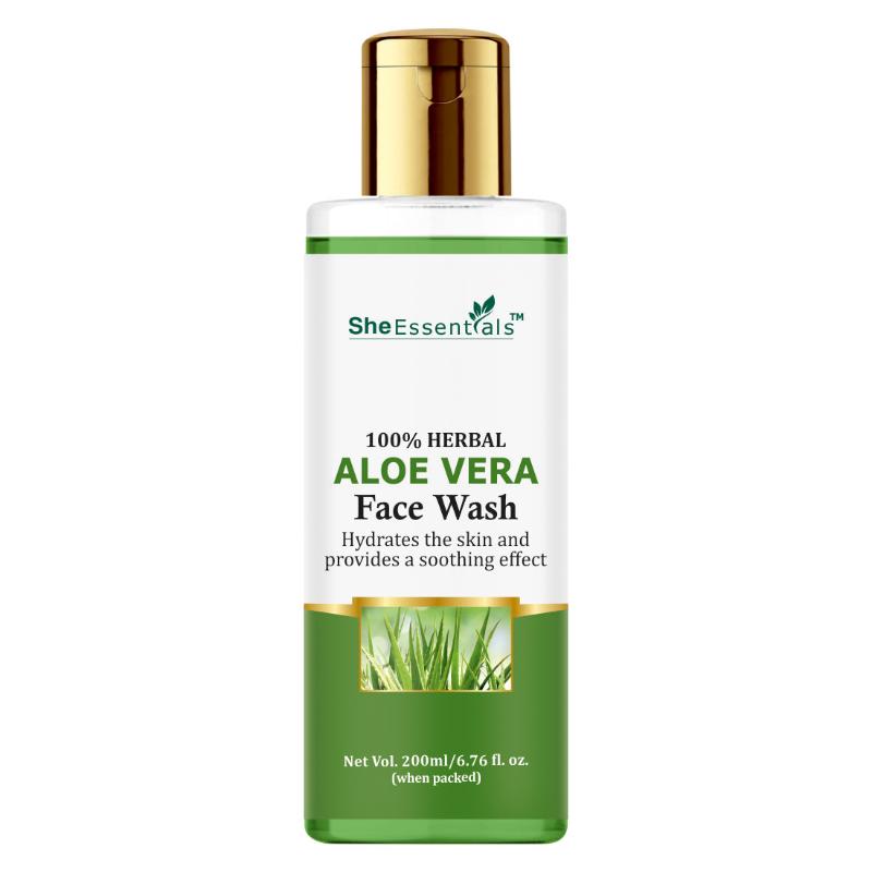 She Essentials Aloe Vera Hydrating Face Wash For All Types Of Skin