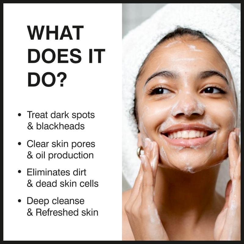 She Essentials Charcoal Face Wash With Activated Charcoal For Oil Control