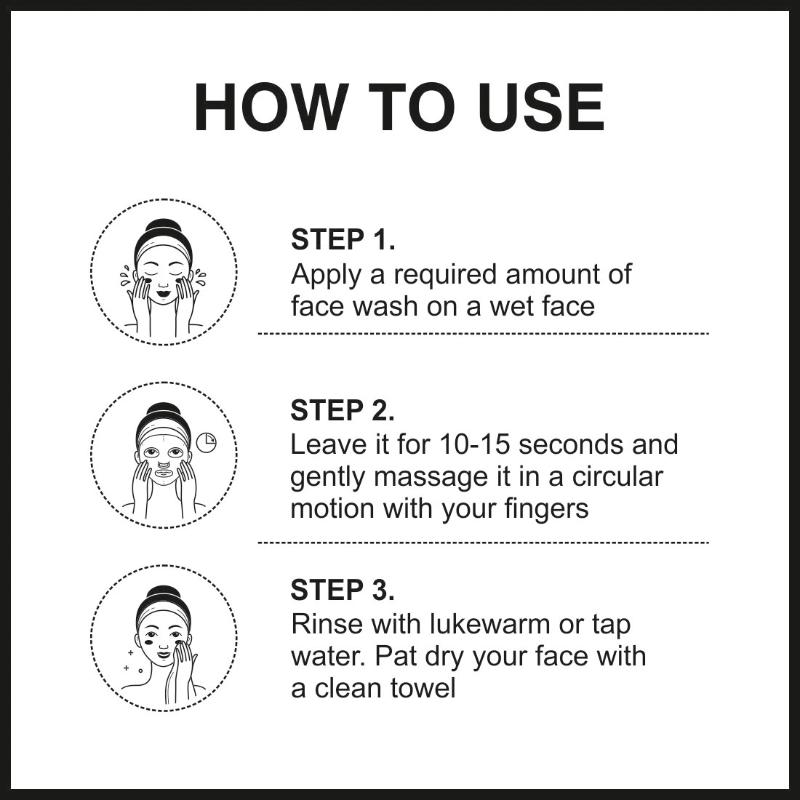 She Essentials Charcoal Face Wash With Activated Charcoal For Oil Control