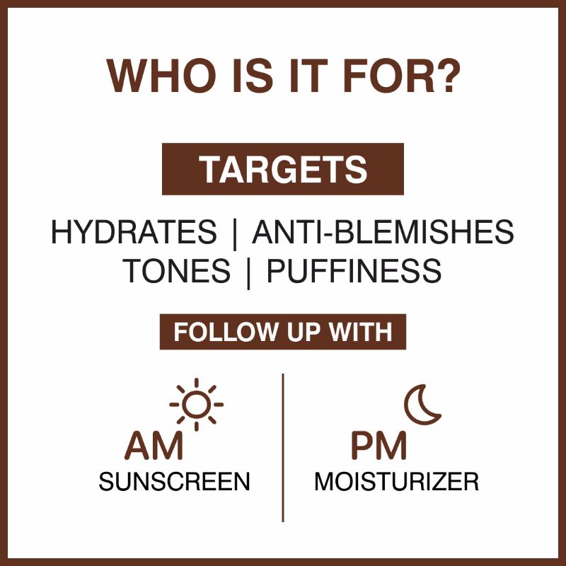She Essentials Coffee Face Serum For Hydration & Sun Damage Protection - Antioxidant-Rich