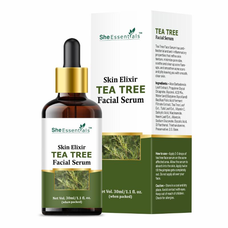 She Essentials Anti-Acne Face Oil Serum With Tea Tree Oil