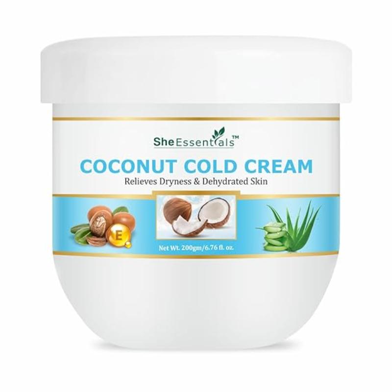 She Essentials Coconut Cold Cream Glowing Moisturization All Types Of Skin