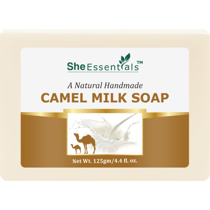 She Essentials Natural Handmade Camel Milk Soap Skin Whitening