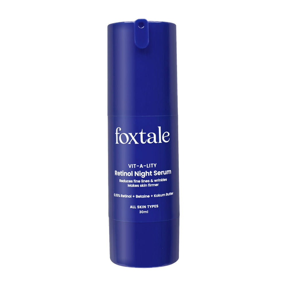 Foxtale 0.15% Retinol Face Serum for Collagen Boost, Anti-Aging, Treats Fine Lines & Wrinkles