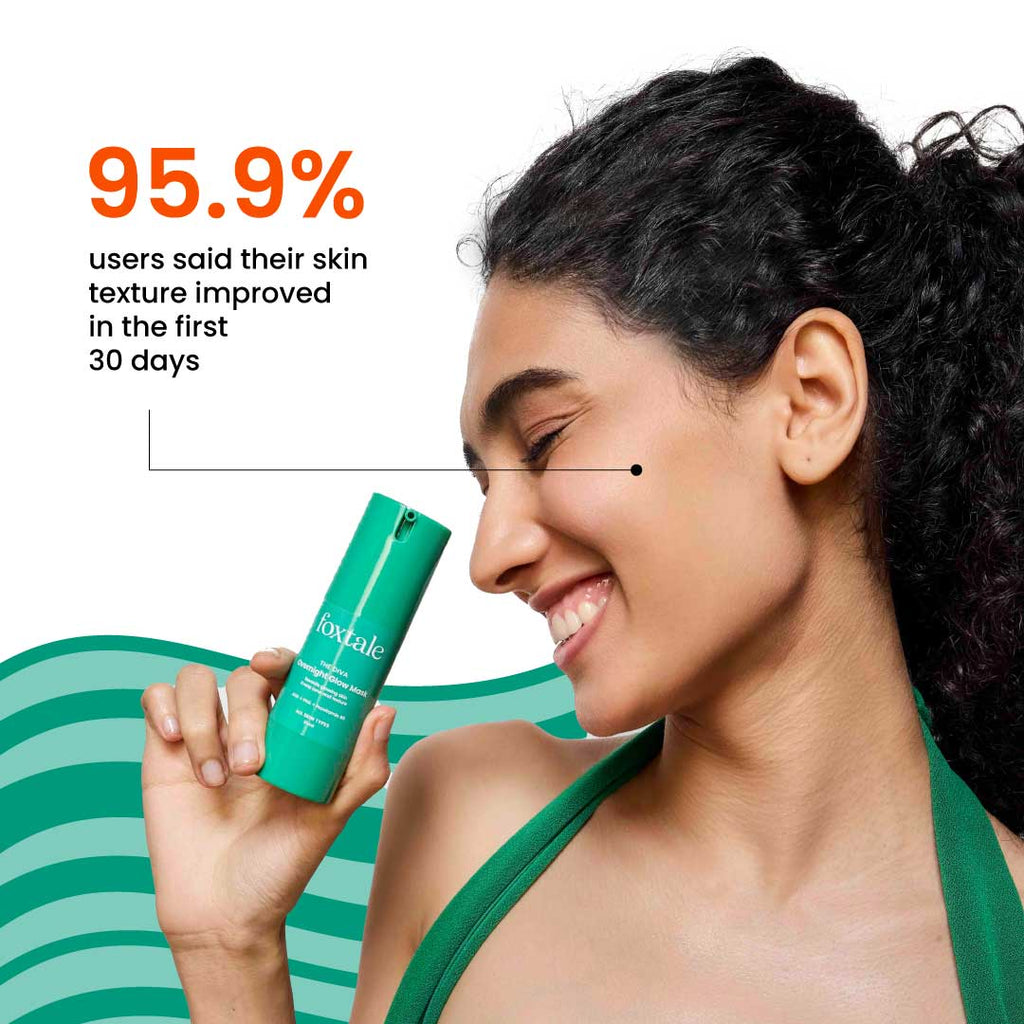 Foxtale Overnight Glow Mask Glycolic & Lactic Acid