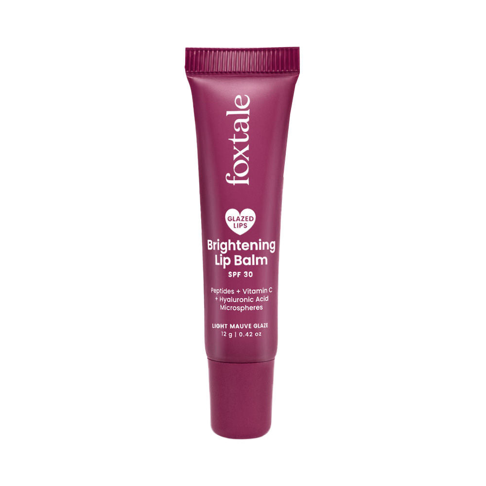 Foxtale Brightening Lip Balm with Peptides, Vitamin C & Hyaluronic Acid for Dry Lips & Pigmentation