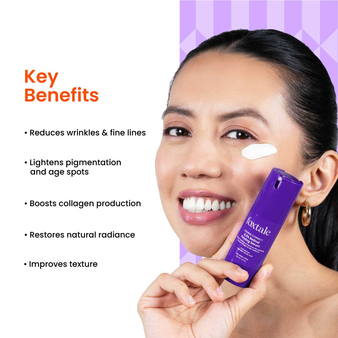 Foxtale Course Correct 0.3% Retinol Firming Serum