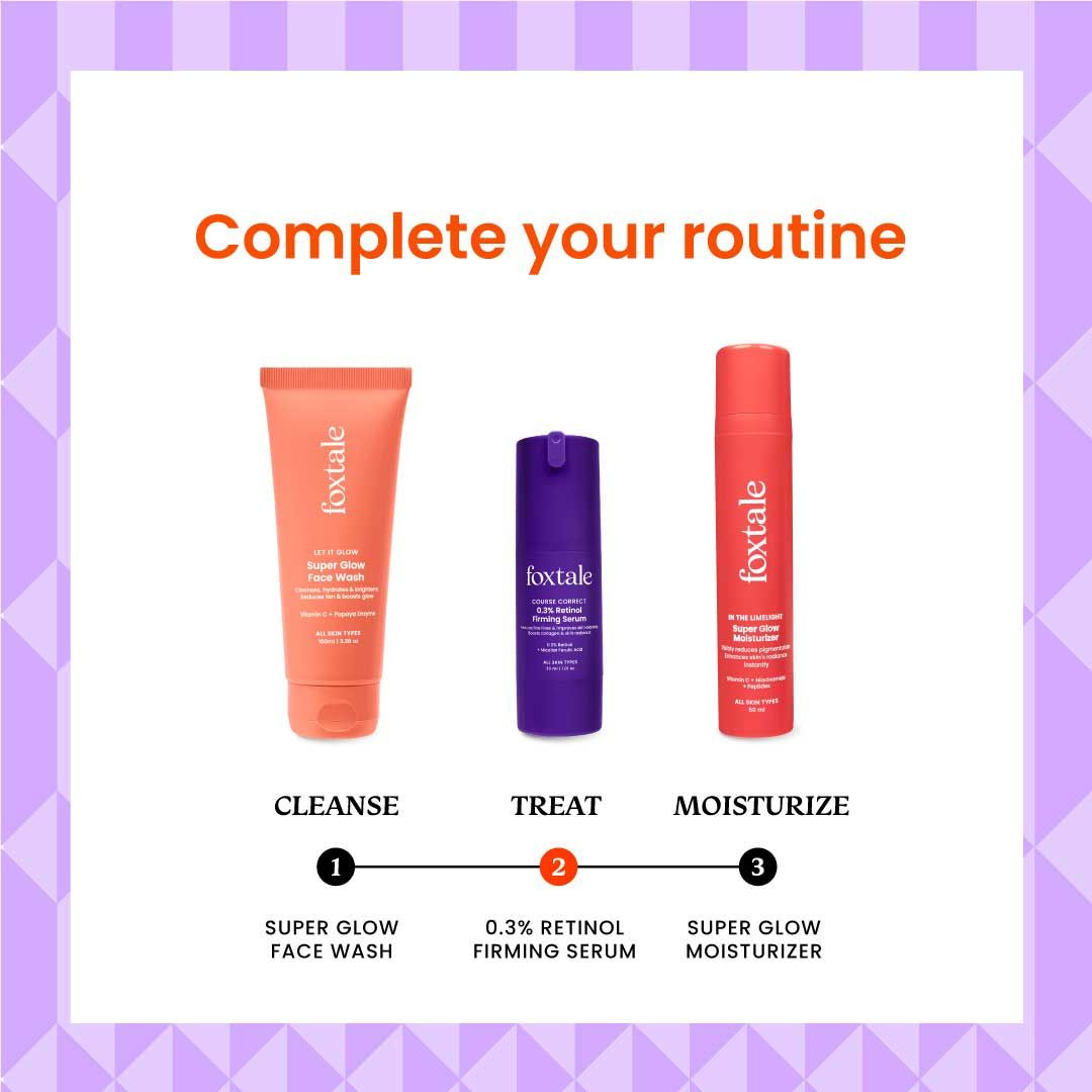 Foxtale Course Correct 0.3% Retinol Firming Serum