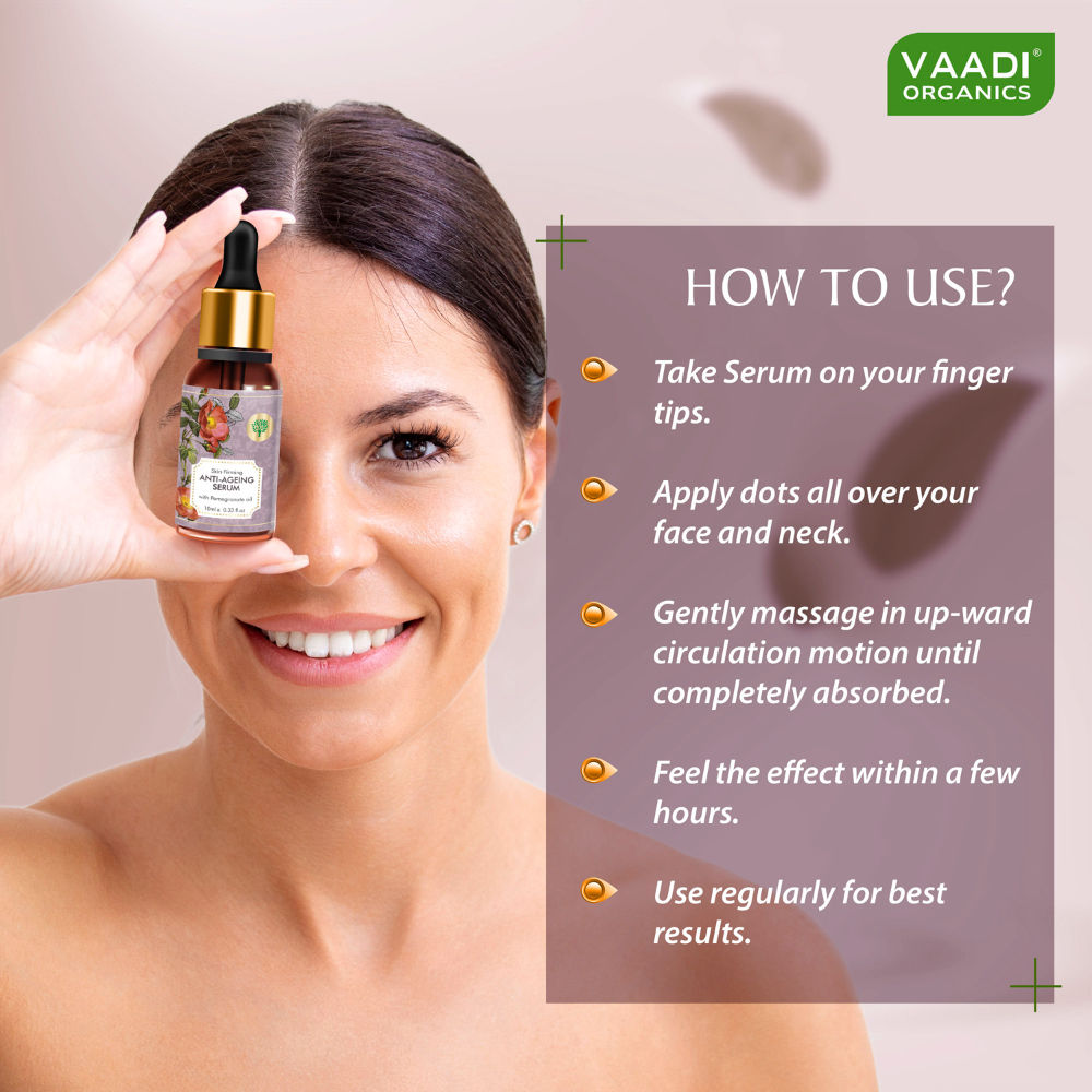 Vaadi Herbals Skin Firming Anti Ageing Serum With Pomegranate Oil