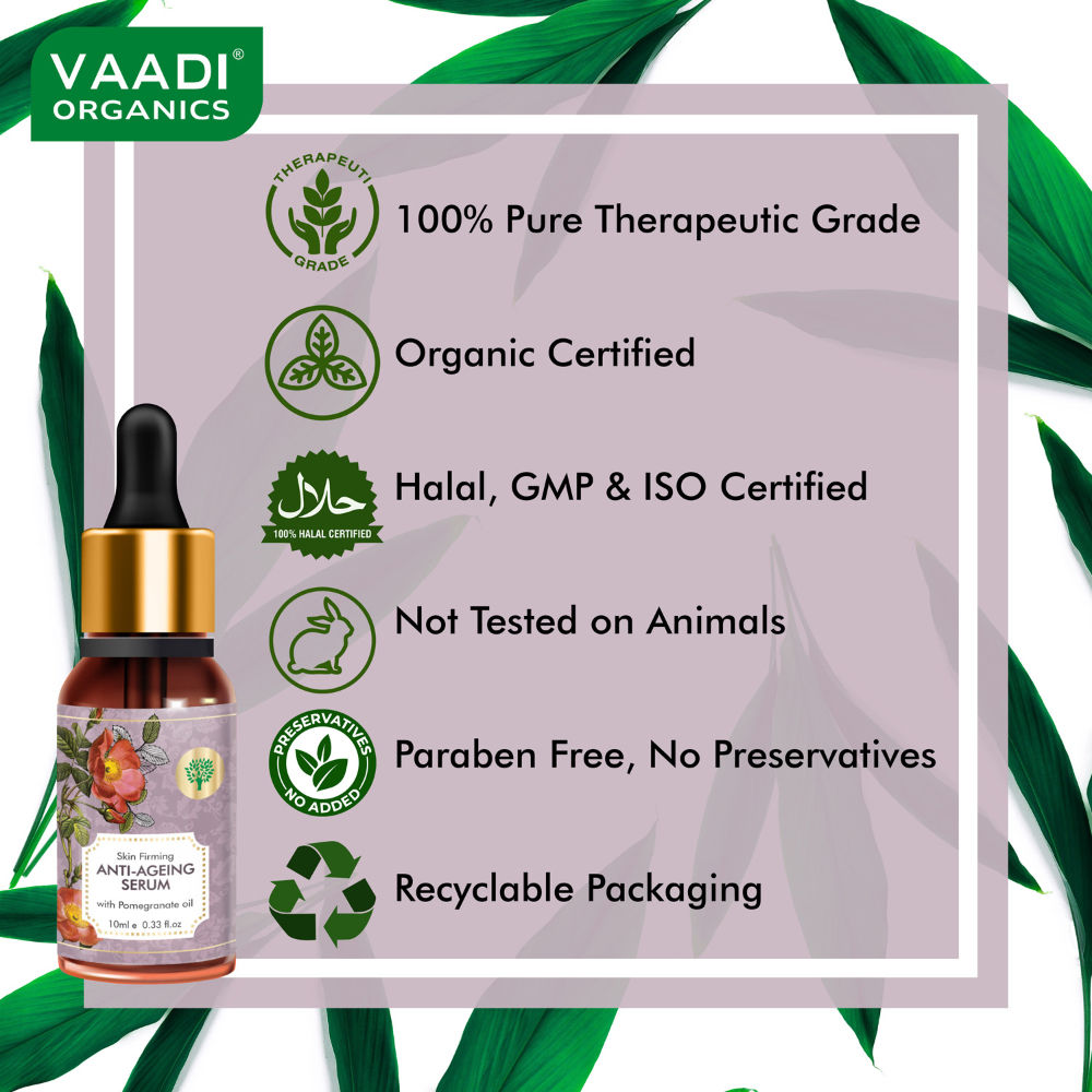 Vaadi Herbals Skin Firming Anti Ageing Serum With Pomegranate Oil