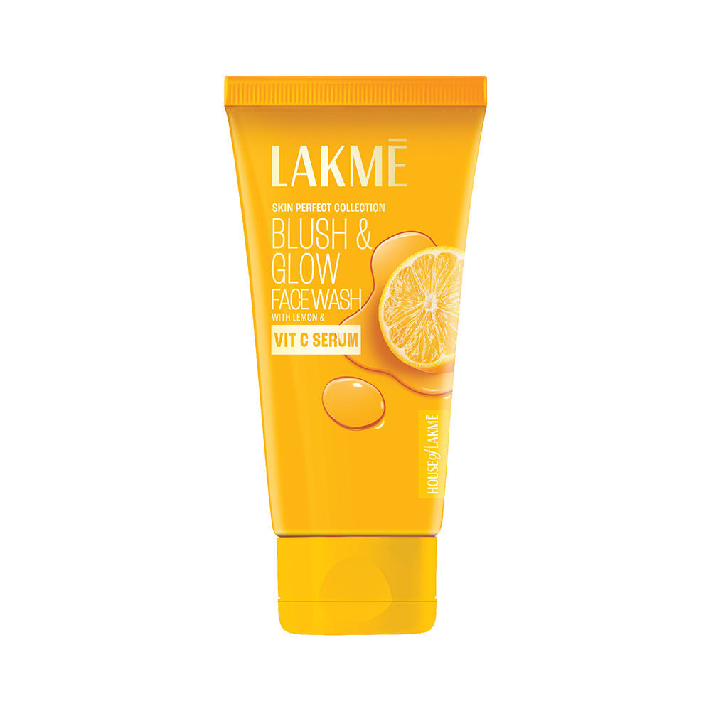 Lakme Blush & Glow Brightening Face Wash Lemon With Vitamin C Serum