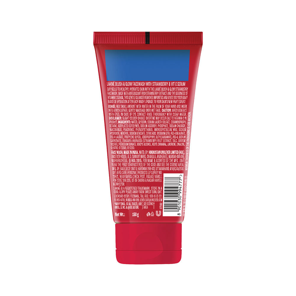Lakme Blush & Glow Strawberry Blast Face Wash