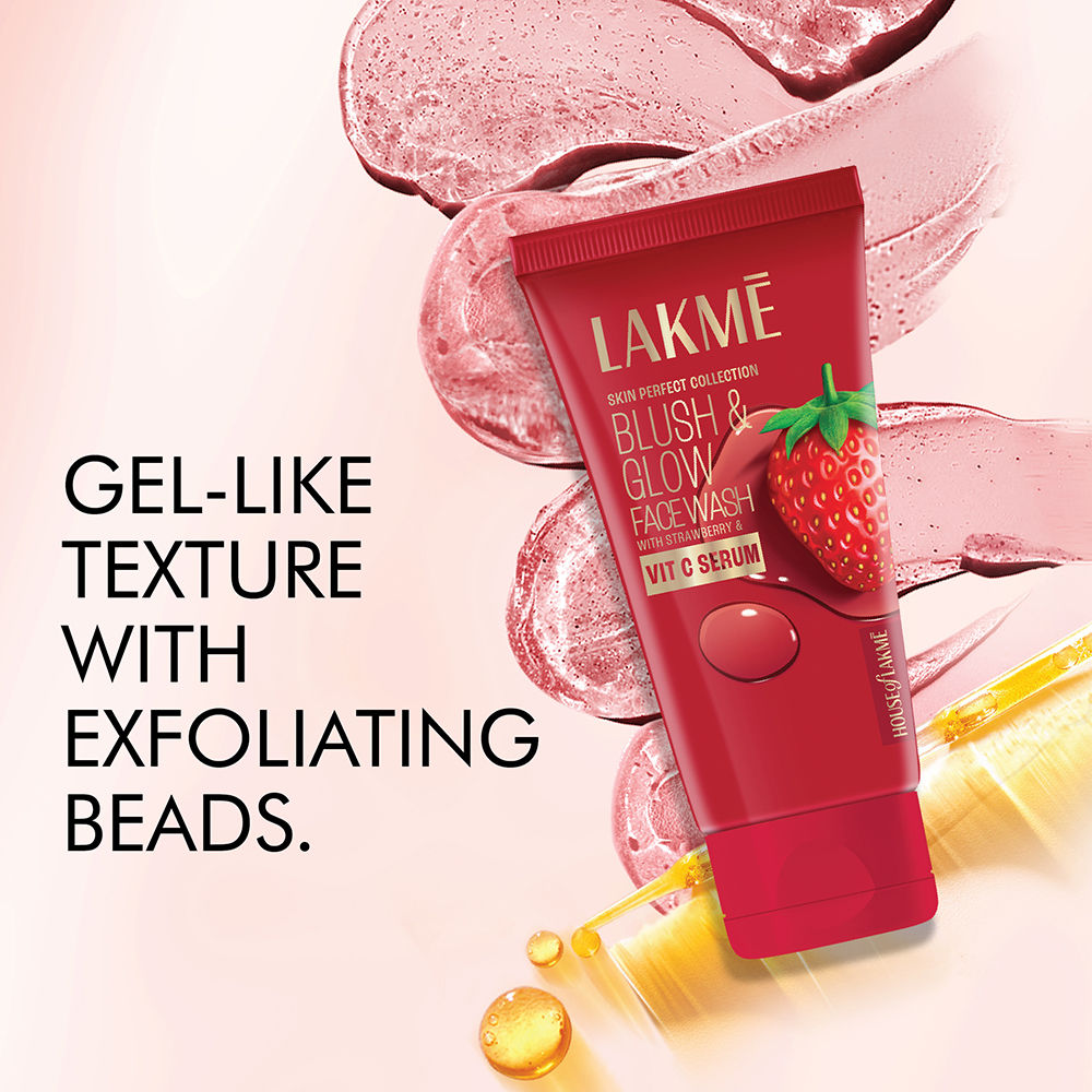 Lakme Blush & Glow Strawberry Blast Face Wash