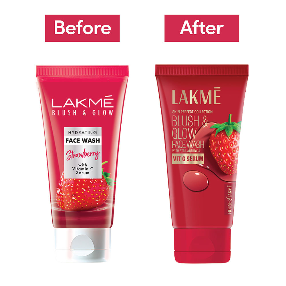 Lakme Blush & Glow Strawberry Blast Face Wash