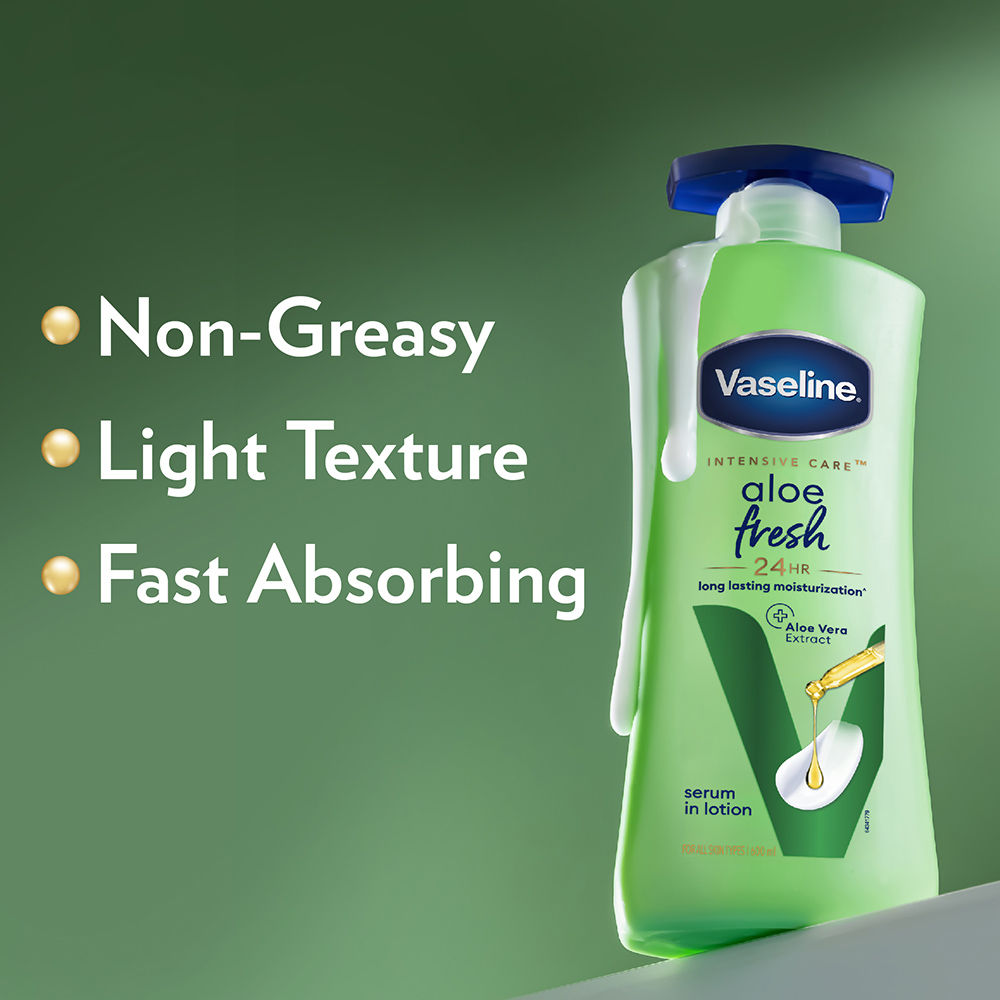 Vaseline Intensive Care Aloe Fresh Body Lotion