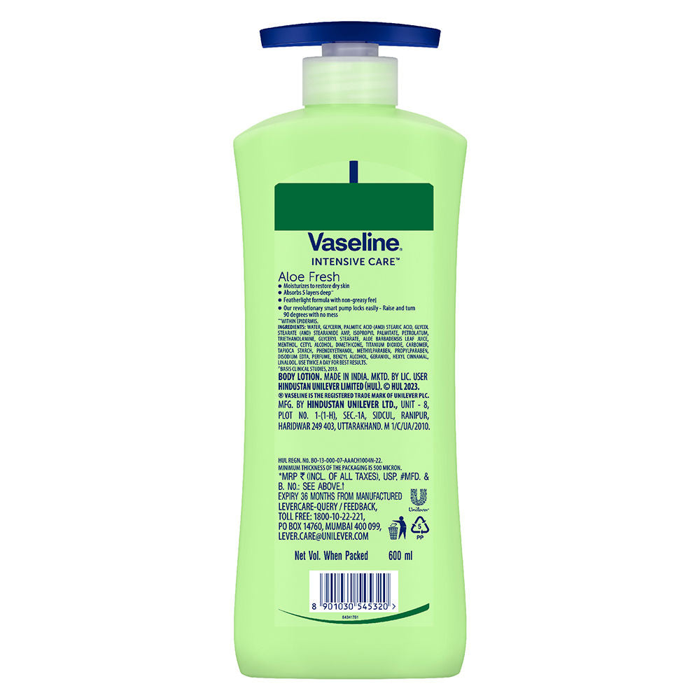 Vaseline Intensive Care Aloe Fresh Body Lotion