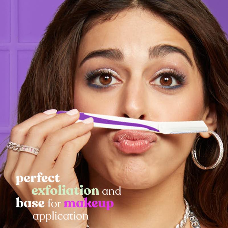 Bombae Reusable & Painless Face & Eyebrow Razor For Instant Glowing Skin & Hair Removal-Pack Of 1
