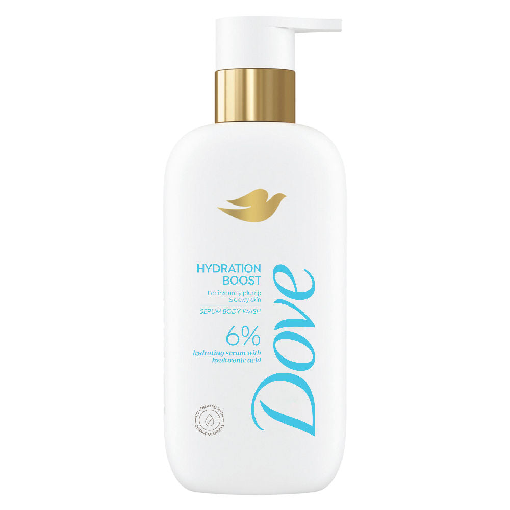 Dove 6% Hydrating Serum With Hyaluronic Acid Hydration Boost Bodywash