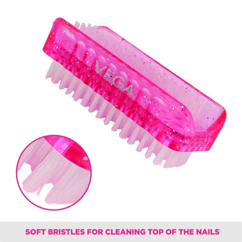 VEGA Dual Surface Nail Brush (NB-02) (Colour May Vary)