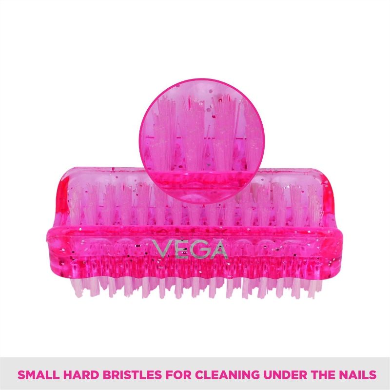 VEGA Dual Surface Nail Brush (NB-02) (Colour May Vary)