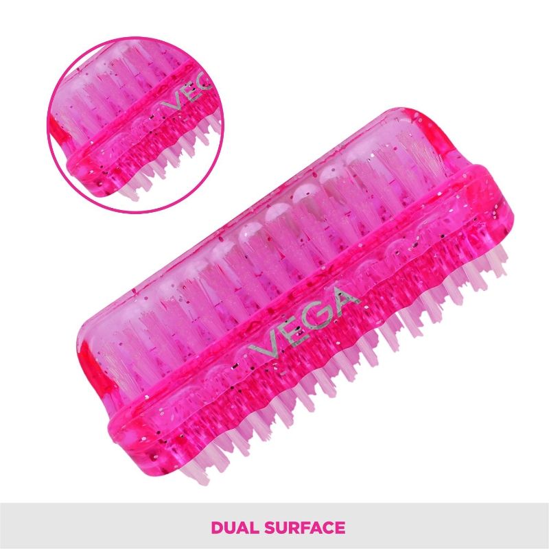 VEGA Dual Surface Nail Brush (NB-02) (Colour May Vary)