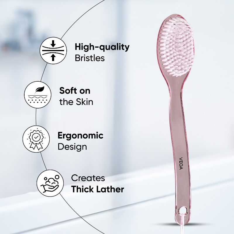 VEGA Luxury Bristle Bath Brush