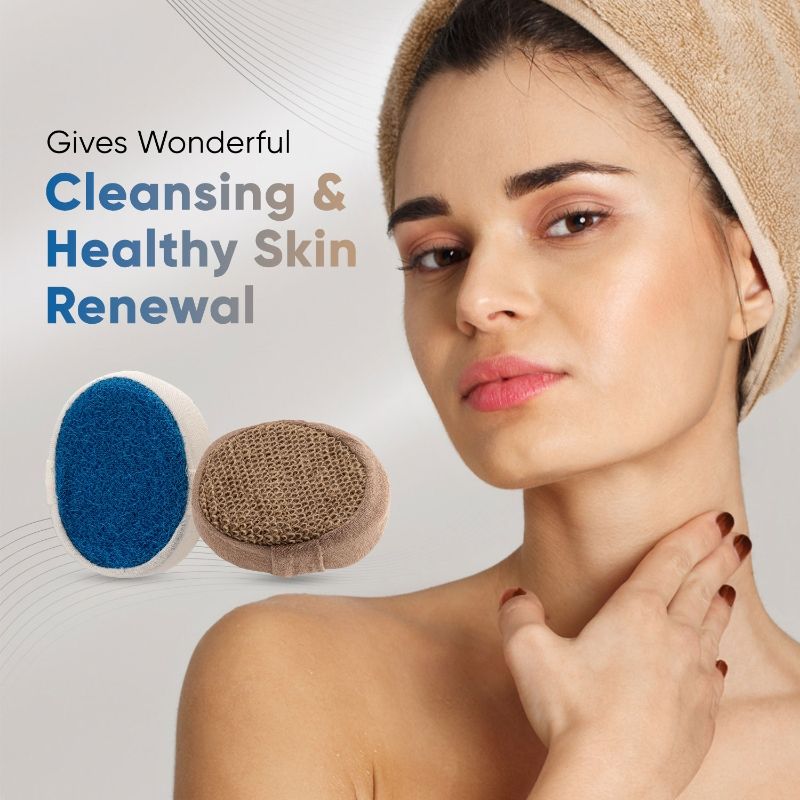 VEGA Bath Sponge Pair BA-3/2 (Color May Vary)