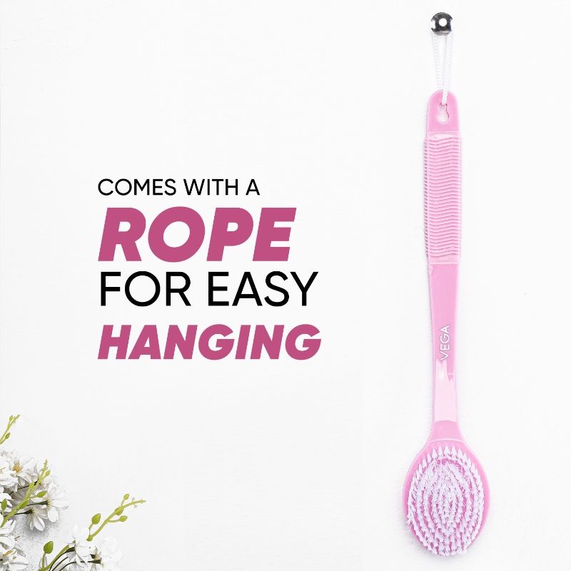 VEGA BA-1/1N Luxury Fine Massager Bath Brush (Color May Vary)