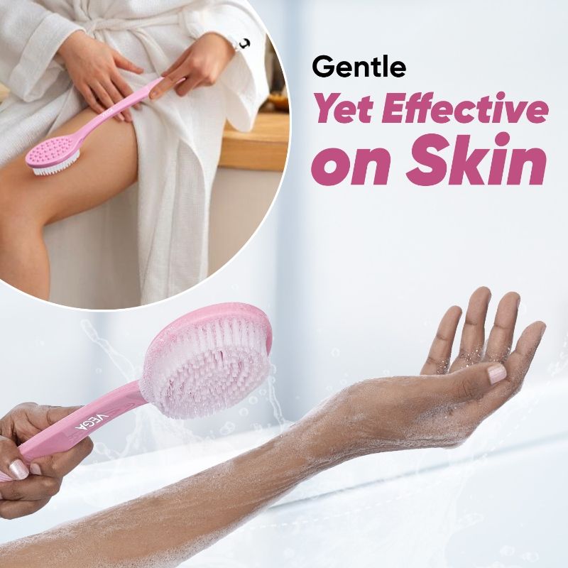 VEGA BA-1/1N Luxury Fine Massager Bath Brush (Color May Vary)