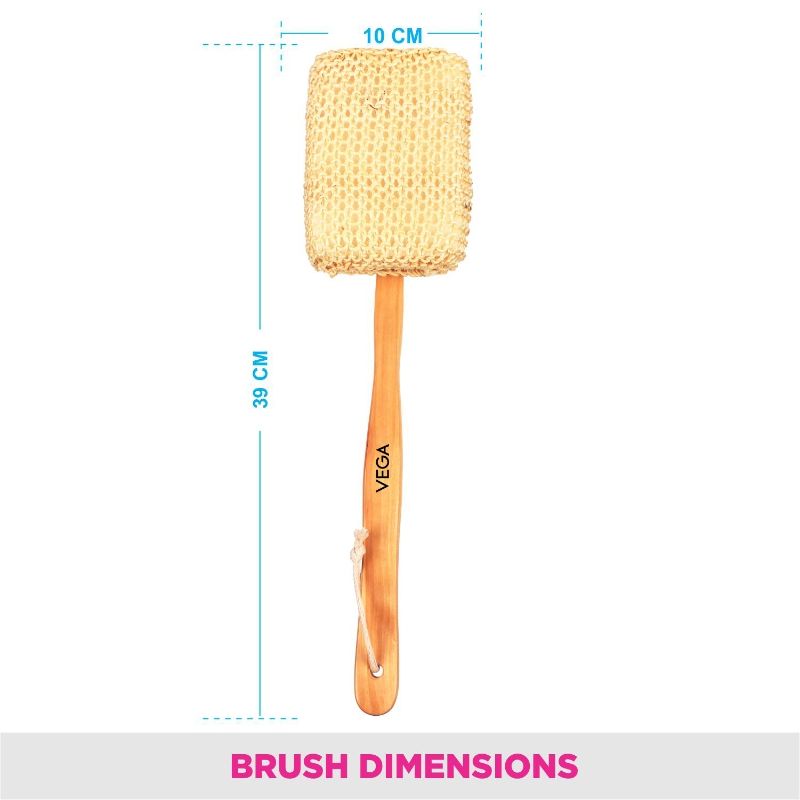 VEGA Sisal Sponge Bath Brush (NBA-1/4)