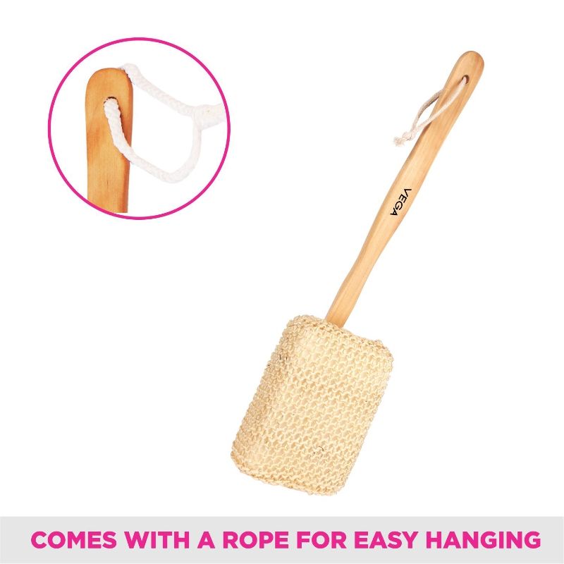 VEGA Sisal Sponge Bath Brush (NBA-1/4)