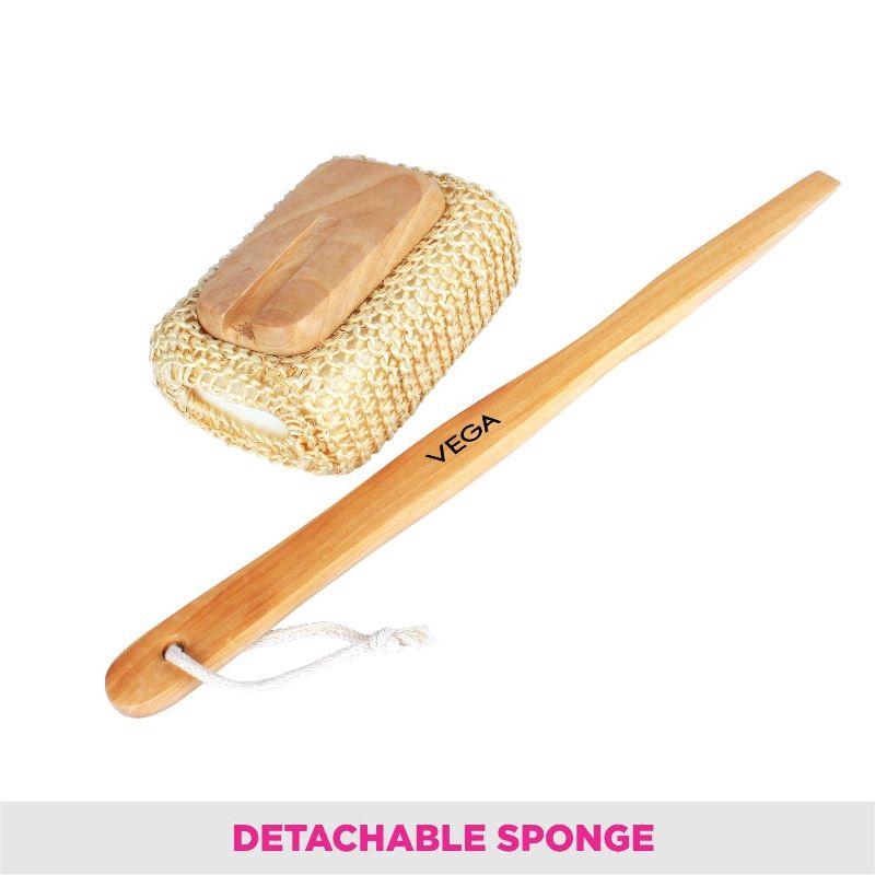 VEGA Sisal Sponge Bath Brush (NBA-1/4)