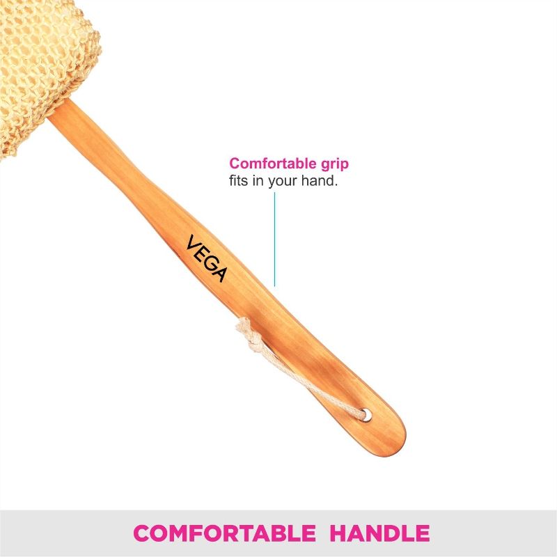 VEGA Sisal Sponge Bath Brush (NBA-1/4)
