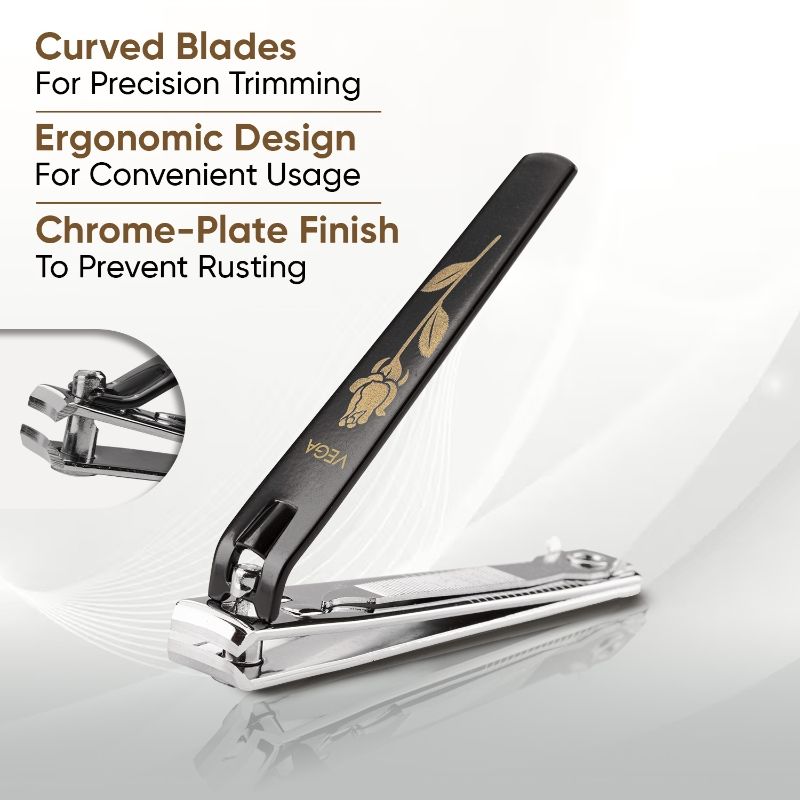 VEGA Large Nail Clipper Box - Black
