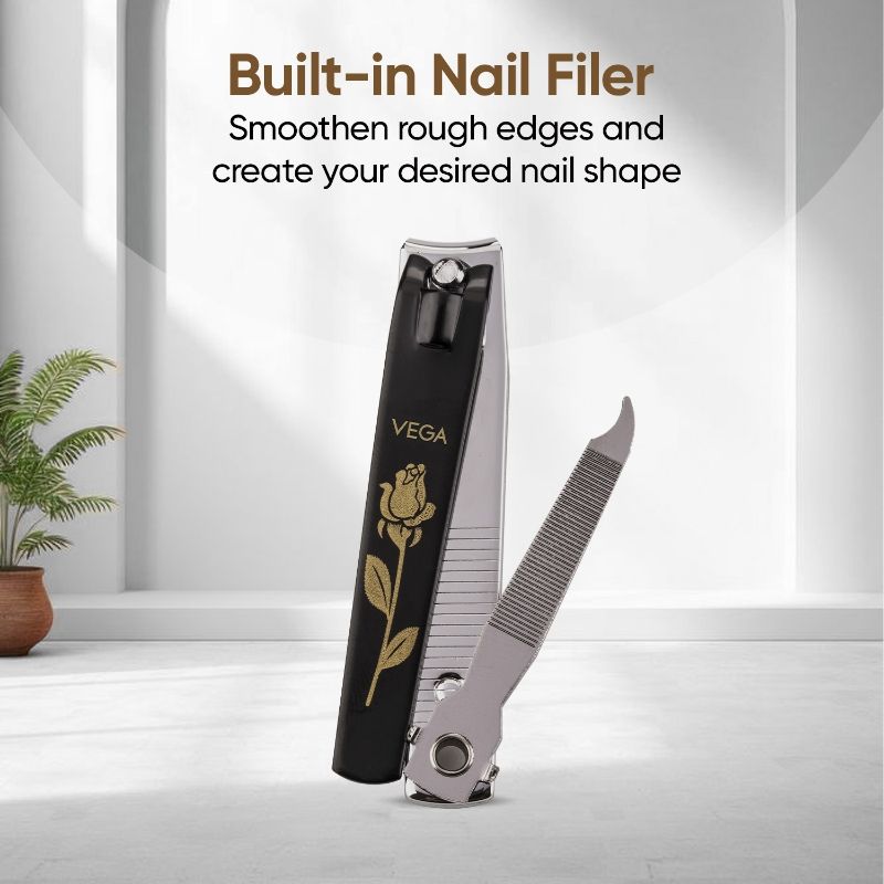 VEGA Large Nail Clipper Box - Black