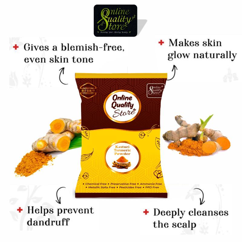Online Quality Store Kasturi Turmeric Powder For Face & Body Pack