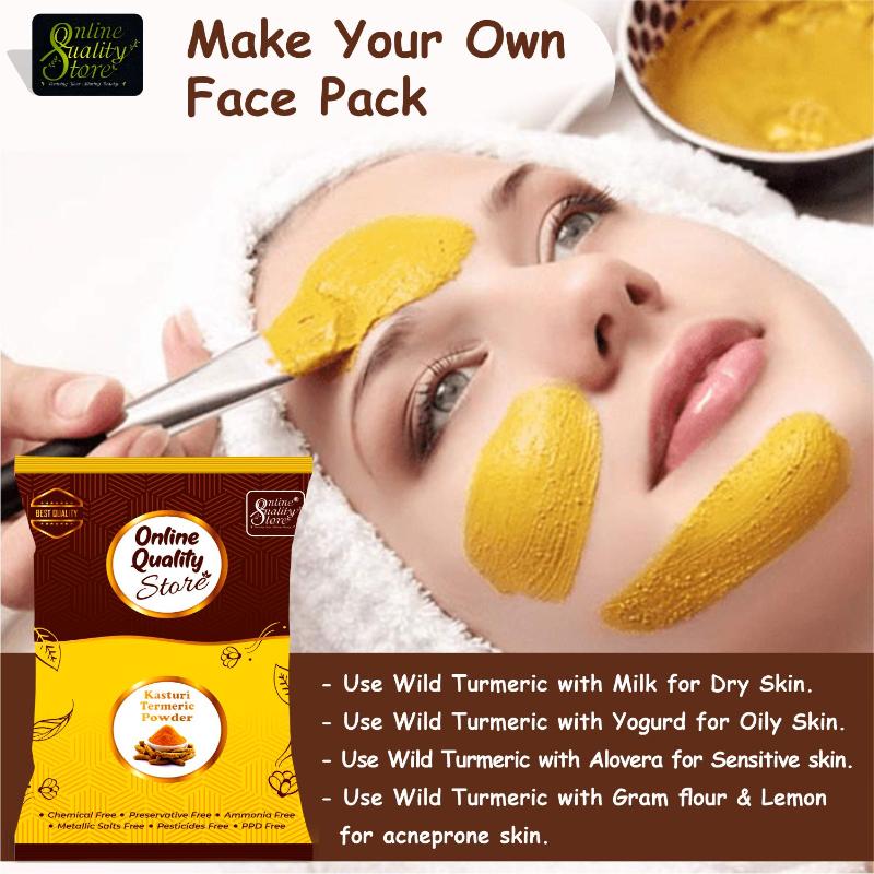 Online Quality Store Kasturi Turmeric Powder For Face & Body Pack