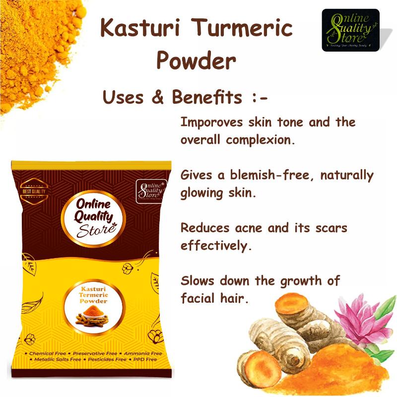 Online Quality Store Kasturi Turmeric Powder For Face & Body Pack