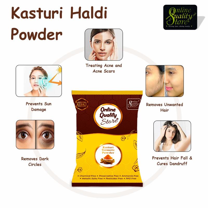 Online Quality Store Kasturi Turmeric Powder For Face & Body Pack