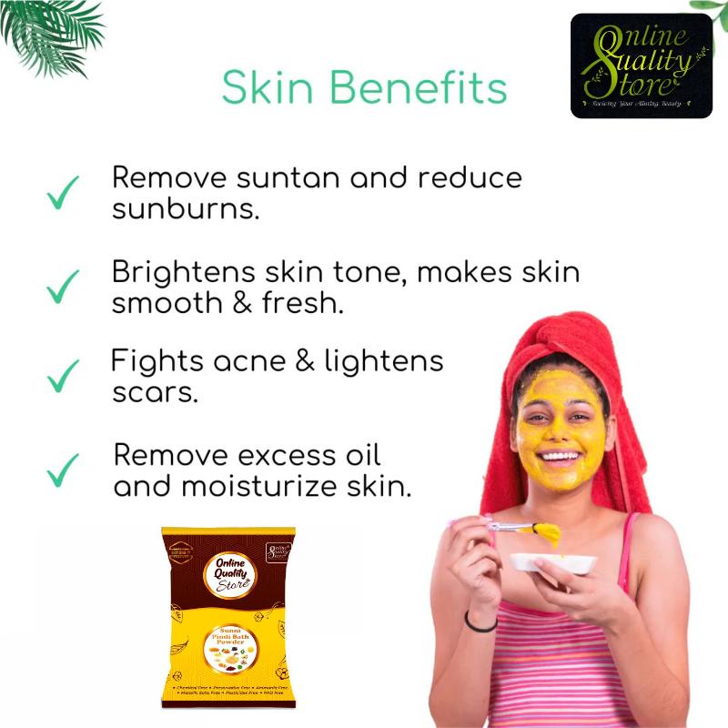Online Quality Store Sunni Pindi Bath Powder For Skin Lightening & Tan