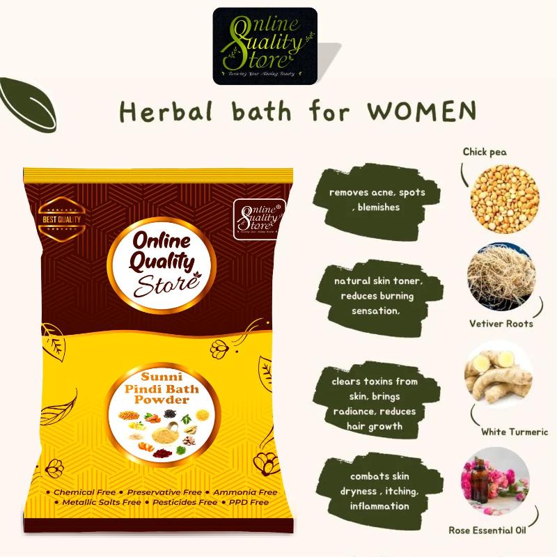 Online Quality Store Sunni Pindi Bath Powder For Skin Lightening & Tan